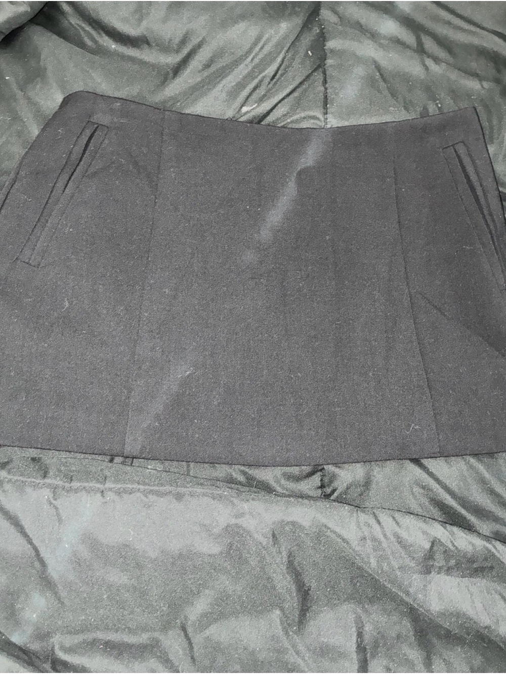 Classic Black Mini Skirt with real pockets